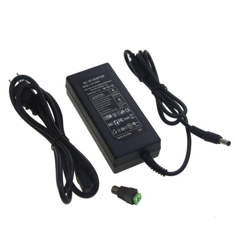 24v 3a 72w Ac To Dc Adapter Power Supply Converter Charger Ac 100v